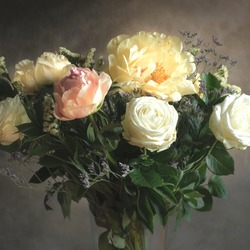 Jigsaw puzzle: Delicate bouquet of roses
