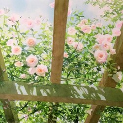 Jigsaw puzzle: Arch with roses