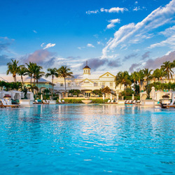 Jigsaw puzzle: Hotel in the Bahamas
