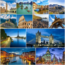 Jigsaw puzzle: Cities of the world