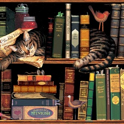 Jigsaw puzzle: Max in the library