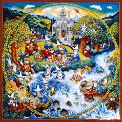 Jigsaw puzzle: Holy cats on a picnic