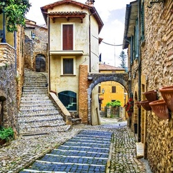 Jigsaw puzzle: Italian street