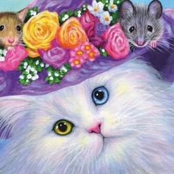 Jigsaw puzzle: Cat and mouse