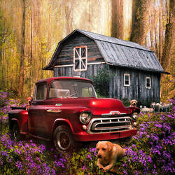 Jigsaw puzzle: Old truck
