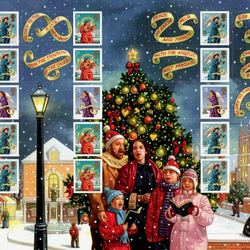 Jigsaw puzzle: Stamps for Christmas