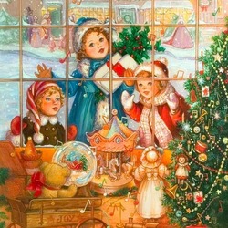 Jigsaw puzzle: Children at the showcase