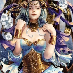 Jigsaw puzzle: Young goddess
