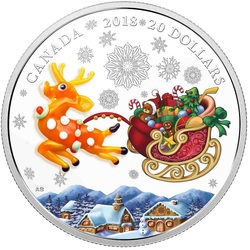 Jigsaw puzzle: Holiday Deer Coin