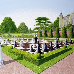 Jigsaw puzzle: Chess game