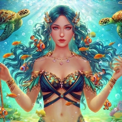 Jigsaw puzzle: Vellamo, goddess of the sea