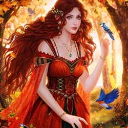 Jigsaw puzzle: Autumn fairy