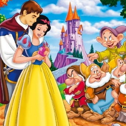 Jigsaw puzzle: Snow White and the 7 Dwarfs