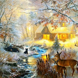 Jigsaw puzzles on topic «Winter forest»