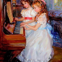Jigsaw puzzle: Young pianists