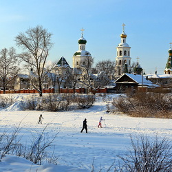 Jigsaw puzzles on topic «Winter cityscape»