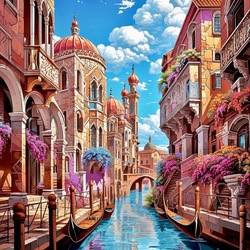 Jigsaw puzzle: Venice canals