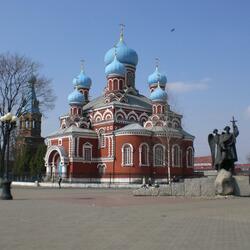 Jigsaw puzzle: Holy Resurrection Cathedral in Borisov