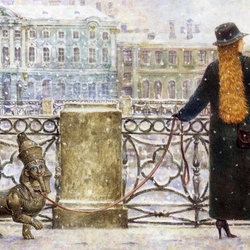 Jigsaw puzzle: Petersburg allegory