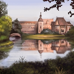 Jigsaw puzzle: Castle by the lake