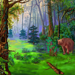 Jigsaw puzzle: In a deep forest