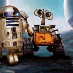 Jigsaw puzzle: WALL-I and R2-D2