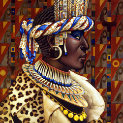 Jigsaw puzzle: African woman