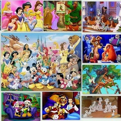 Jigsaw puzzles on topic «Cartoon collages»