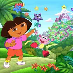 Jigsaw puzzles on topic «Dora the explorer»