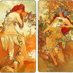 Jigsaw puzzle: Goddesses of the seasons