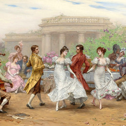 Jigsaw puzzle: Walking with dancing