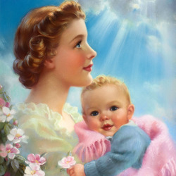 Jigsaw puzzle: Mother and child