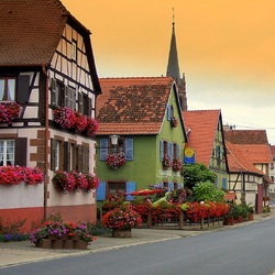 Jigsaw puzzle: Colorful houses of Alsace