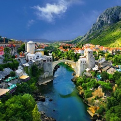 Jigsaw puzzle: Mostar, Bosnia and Herzegovina