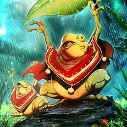 Jigsaw puzzle: Song of frogs