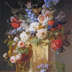 Jigsaw puzzle: Classic floral still life
