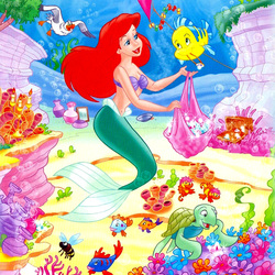 Jigsaw puzzle: the little Mermaid