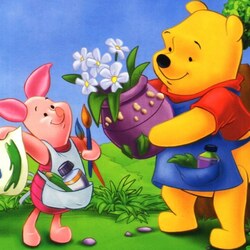 Jigsaw puzzle: Winnie and Piglet