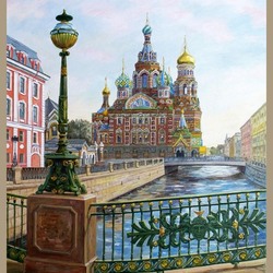 Jigsaw puzzle: Church of the Savior on Spilled Blood (Resurrection of Christ), St. Petersburg