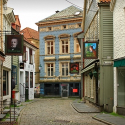 Jigsaw puzzle: Streets of Bergen