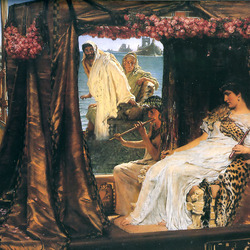 Jigsaw puzzle: Meeting of Antony and Cleopatra