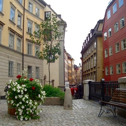 Jigsaw puzzle: Streets of Stockholm
