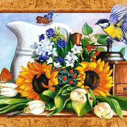 Jigsaw puzzle: Impossible still life
