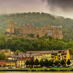 Jigsaw puzzle: Bad weather in Heidelberg