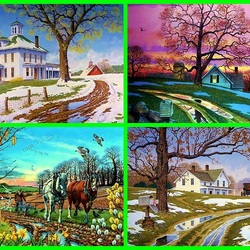 Jigsaw puzzle: Spring came