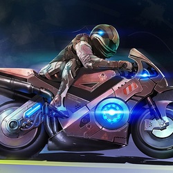Jigsaw puzzle: Motorcycle