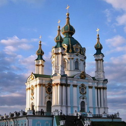 Jigsaw puzzle: St. Andrew's Church in Kiev
