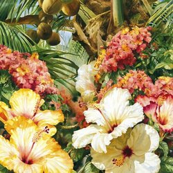Jigsaw puzzle: The luxury of tropical flowers