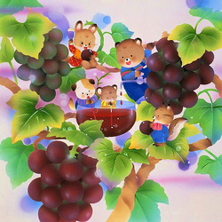 Jigsaw puzzle: The grape juice