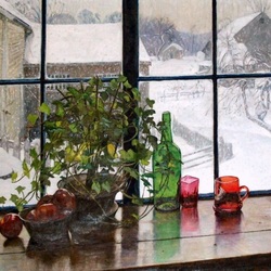 Jigsaw puzzle: At the north window